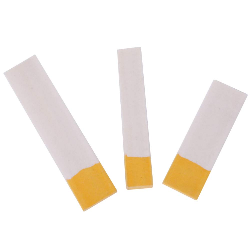 Lot De 3 Sourdines En Feutre Pour Piano - Accessoire D'accordage Silencieux, Couleurs Orange/blanc - 7