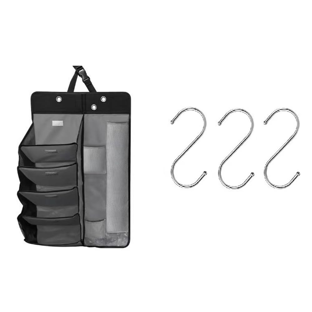 Aundhegrtt Ideal for RV, Truck and Outdoor Gear Organization Car Backseat Storage Hanging Bag Kit