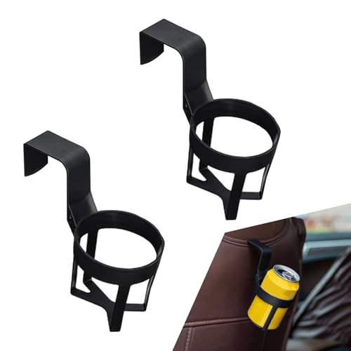 Portavasos para Carro 2 Piezas Negro miniatura 1