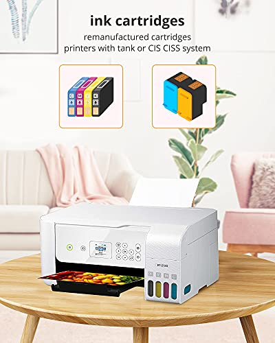 Wokok Refill Ink Kit For Hp 67 67Xl 63 63Xl 65 65Xl 61 61Xl 950 950Xl 951Xl 902Xl 952Xl Ink Cartridges, 100Ml X 5 Bottles With Syringes (2 Black 1 Cyan 1 Magenta 1 Yellow) #TOP1