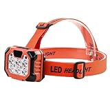 WMFASBAG Linterna frontal superbrillante con sensor de movimiento, linterna frontal para exteriores, carga USB, potente linterna frontal para acampar al aire libre y correr