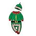 Fheaven Baby Clothes Outfits Boy Girl Kids Romper Hat Cap Set Christmas Gift for 0-24M (size:90(Age: 12-18Months), Green)