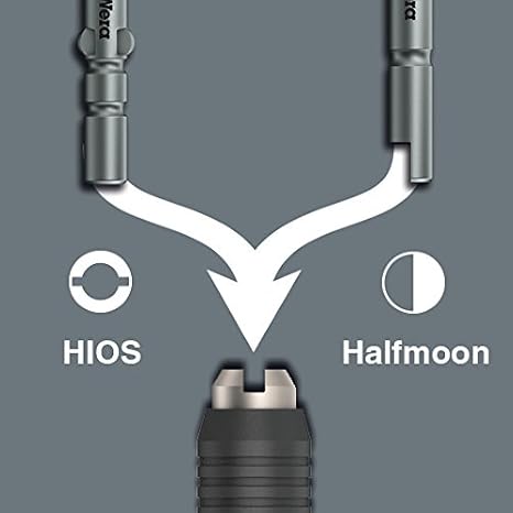 Wera 7446 ESD Safe Adjustable Torque Screwdriver 0.05 - 0.11 Nm for Halfmoon and HIOS Drive