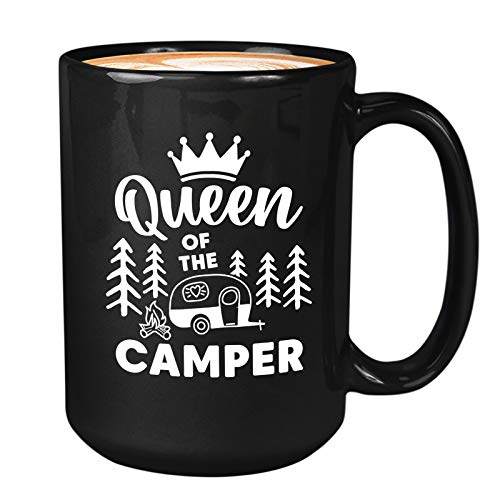 Bubble Hugs Camping Coffee Mug - Queen Of The Camper
