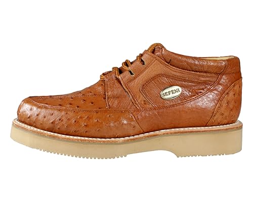Men's Exotic Leather Shoes Authentic Full Ostrich Skin Zapato Casual Avestruz