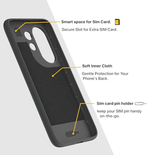Image of Pikkme Back Cover for Vivo X200 Fe 5G Camera Protection 3D Hexa Cube Design Silicone Protective Bumper Case (Grey)
