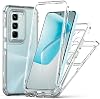 Compatible con funda para Infinix Hot 50 Pro 4G, protectora 3 en 1 anti caídas y absorción de impactos, compatible con cubierta para Infinix Hot 50 Pro 4G, transparente 6