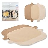 Schutzeinlage für Heißluftfritteusen, Anti-Haft, zuschneidbar, quadratisch, Braun