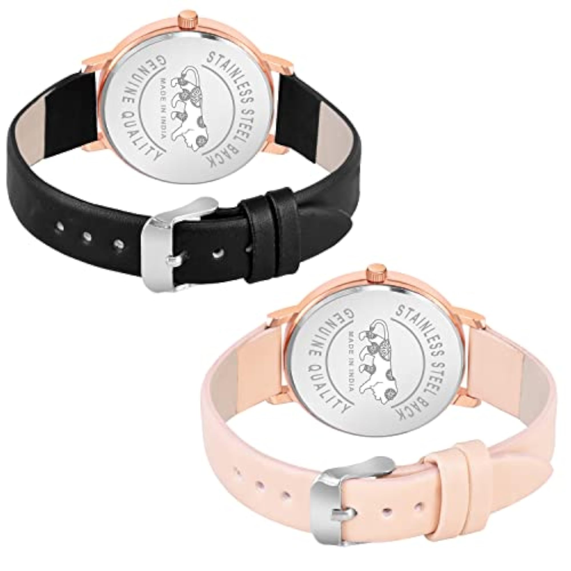 Analog Multi-Colored Dial Fashion Combo Watch for Women
