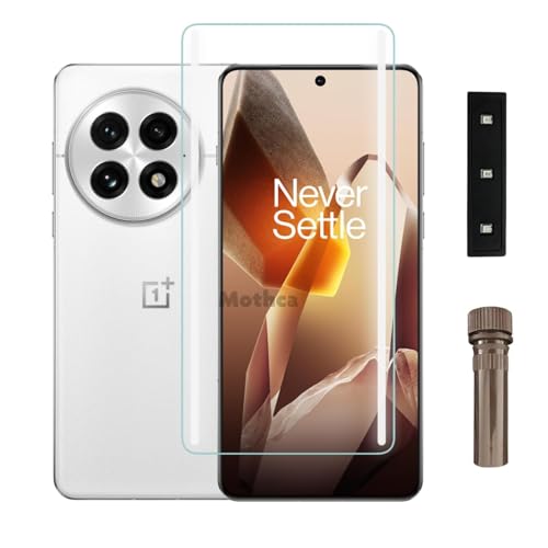 Image of DD SON UV Advanced Tempered Glass Screen Protector Guard Compatible For Oneplus 13 5G (6.82 Inch, Pack of 1) Full Adhesive UV Curved Case Friendly HD Clarity