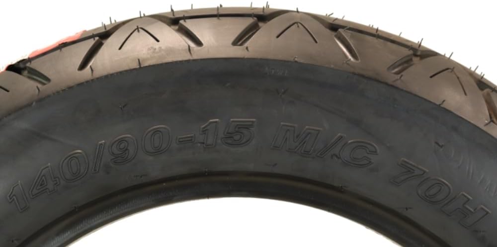 Kenda Kruz K673 140/90-15 70H, Rear Motorcycle Street Tire-Bias/Belted, H-Rated for Speeds Up to 130 MPH, All-Weather Cruiser, High Load Capacity & Long-Lasting Tread,(140-90-15 70H) w/Kenda Keychain