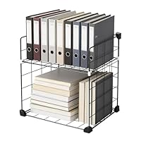 ZoeQide Büro Organizer Schreibtisch – Stabiler, 2-stöckiger Schreibtisch Organizer und Desk Organizer für maximale Ordnung & Übersicht, ideal für Büro, Homeoffice & Arbeitszimmer