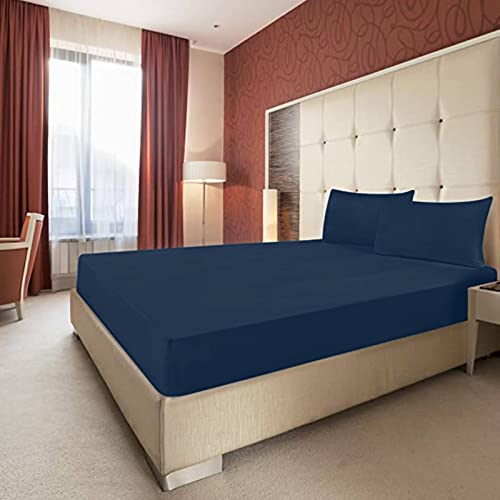 Sábana bajera ajustable de 180 x 200 cm, base de somier y cama de agua, en muchos colores y tamaños, ligera, suave y sin arrugas Cover