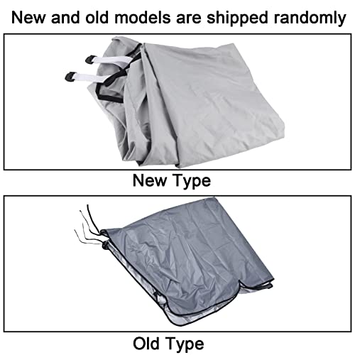 Oumefar Outdoor Swing Chair Cushion 3-Seat Chair Waterproof Cushion Replacement Swing Seat Cover For Patio Garden Yard(Gray) #TOP3