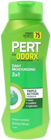 PERT 2 in 1 Complete Clean Shampoo and Conditioner - Mens Shampoo for Daily Use - Hair Conditioner for Men - Removes Dirt, Oil, and Build Up - 25.4 oz