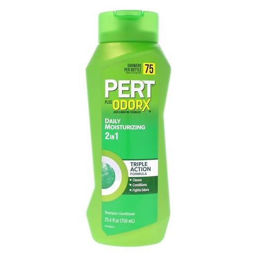 PERT 2 in 1 Complete Clean Shampoo and Conditioner - Mens Shampoo for Daily Use - Hair Conditioner for Men - Removes Dirt, Oil, and Build Up - 25.4 oz