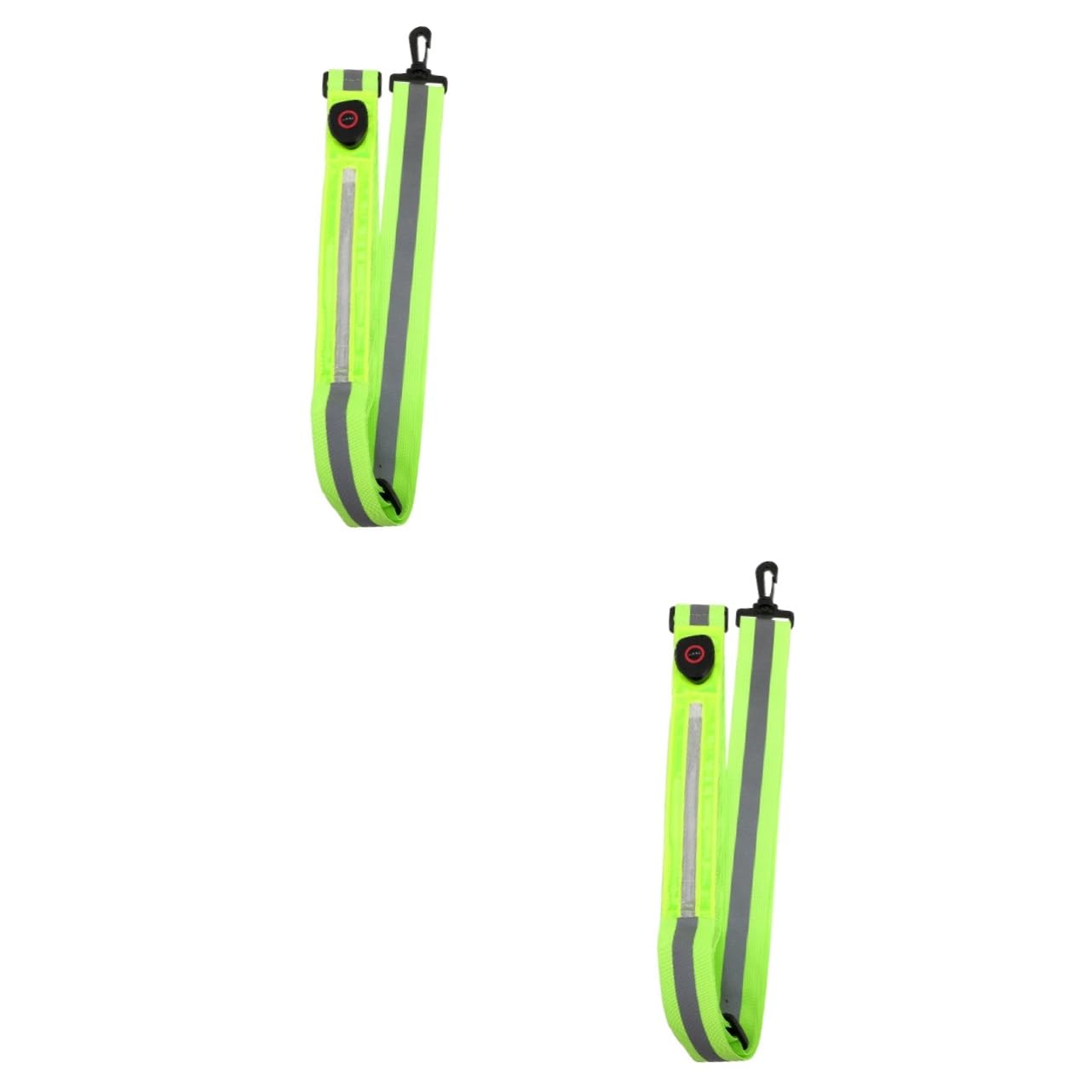 INOOMP 2pezzi Riflettente Regolabile per Ricaricabile Accessorio per attività Outdoor visibilità per Sportivi e Camminatori