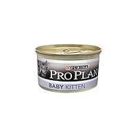 PURINA PRO PLAN Baby Kitten Cibo Umido per Gatti Cuccioli Mousse con Pollo 24 Lattine da 85g
