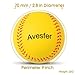 Avesfer Foam Baseballs 12 Pack Soft Practice Baseballs 9 inch Foam Balls with Mesh Bag for Kids Youth Teenager Safe for Catching,Throwing and Batting Practice