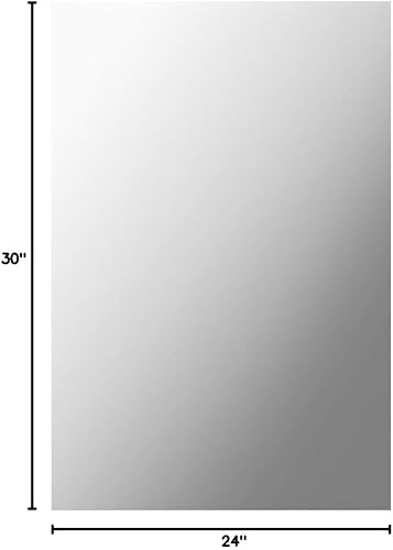 Miniatura 10 de Better - Espejo rectangular sin marco, espejo de pared de baño de 24 x 30 pulgadas con borde pulido de lápiz