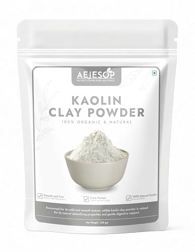 AEJESOP Kaolin Clay Powder, Natural Facial Skin Detox, 7oz (200