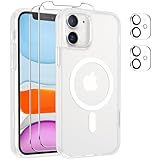 Czyoa Funda Magnética Compatible con iPhone 11 y 2 Piezas Vidrio Templado...