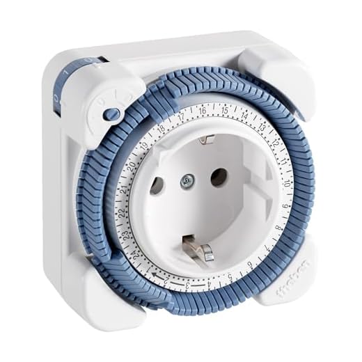 Theben 0260030 theben-Timer 26 - Interruptor horario analógico enchufable (Interiores), Temporizador de Salida de Corriente, Enchufe del Programa de Tiempo, para acuarios, terrarios, Cargadores