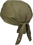 Talla única para adultos styleBREAKER Bufanda del Bandana, Toalla del Motorista, 04023012, Color:Verde Oliva