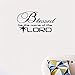 Produktbild Vinyl Wall Decals Home Decor - Peel and Stick Removable Blessed Be The Name of The Lord - Home Art Vinyl Decor BR8647