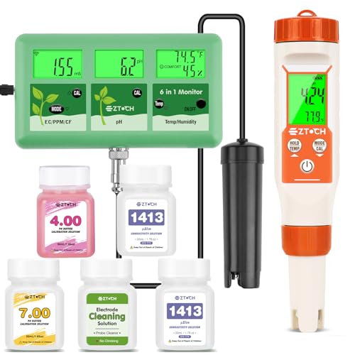 Bluetooth 4-in-1 Water Quality Meter (pH EC TDS)