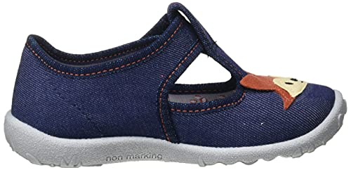 Superfit Spotty, Scarpe da Casa Bimbo 0-24, Blu