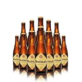 Westmalle Belgian Trappist Tripel Beer – 12 x 330ml Bottles | 9.5% ABV | Authentic Trappist Ale | Premium Belgian Strong Golden Beer Case