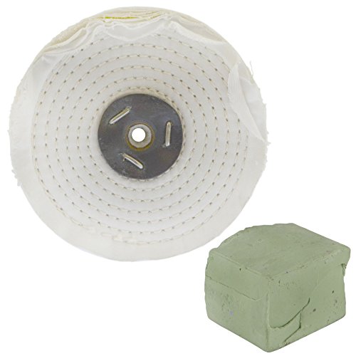 White Close Stitched Polishing Buffing Mop 6