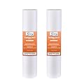 iSpring FP110X2 10"x2.5" Universal Sediment Water Filter Replacement Cartridges, 10 Micron Multi-layer Sediment Filter, 2 Pack