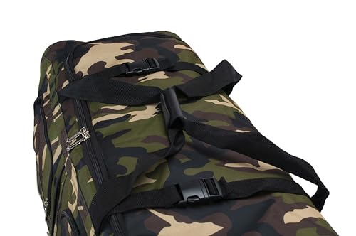 Rockland 22" Polyester Rolling Duffel Bag, Camo