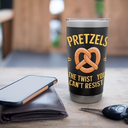 Baking Pretzel German Bread Making Bakery Baker Bread Maker Stainless Steel Insulated Tumbler