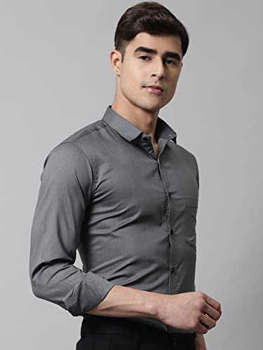 Image of Majestic Man Men's Slim Fit Cotton Blend Formal Shirt