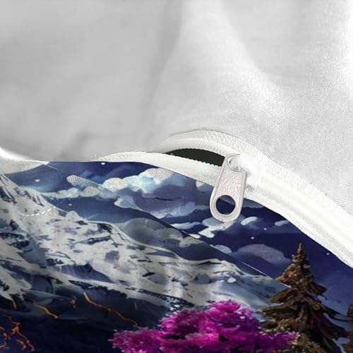 Housse de couette microfibre sauvage facile à laver pour lit enfant et adulte 200x200cm - 5