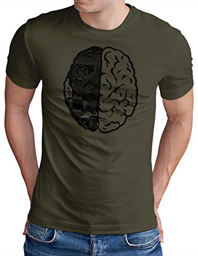 T-shirt CPU ordinateur homme vêtement confortable pour coder de S à 5XL