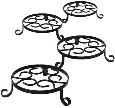 Panacea 89166 Olde World Forged Pot Trivets, 8 Dia., Pack of 4