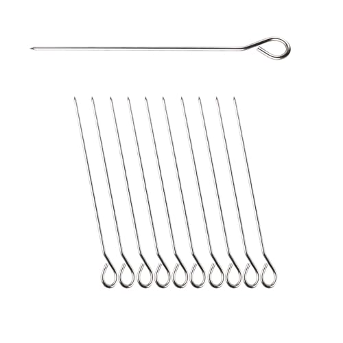 60 15 cm roller shutter needles, exquisite roulade spike with a large amount of roulade clips, suitable for 10 cm long roulade skewer with handle and sharp tip