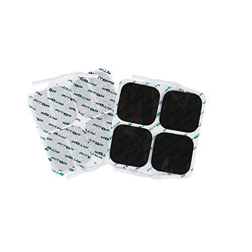Fitop Tens Unit Pads 44 Pcs Ems Tens Electrodes Strong Adhesive Size 2X2 #TOP1