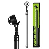 SevnElk 9Ft Golf Ball Retriever Telescopic, Carbon Fiber Golf Ball Picker Upper for Water, Lightweight & Durable Golf Ball Grabber with 2 Claw Sucker Tool, Golf Accessories Gifts for Men Women