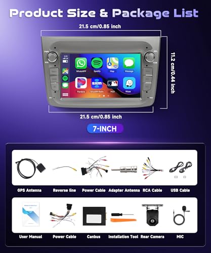 Pantalla para Alfa Romeo Mito 2008-2016 con Android Auto para viajar conectado 7