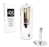 KERAM south indian coffee drip maker-permanent/reusable phin filter for 3-4 serving cup 6.6 Oz(200 ml) made of steel ss304 food grade camping/travelling small decoction dripper maker
