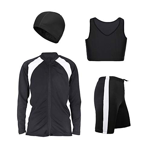 Tee-Shirt avec Chest Binder Intégré Séchage Rapide pour Trans et Tomboy