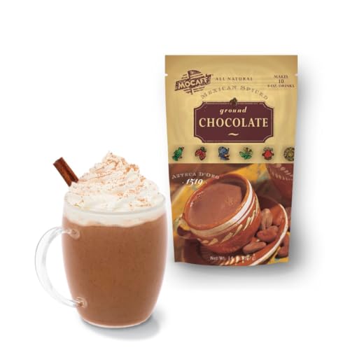 MOCAFÉ Mexican Spiced Hot Chocolate, Azteca D'oro 1519, 14 oz
