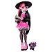 Monster High Draculaura Doll with Pet Bat-Cat Count Fabulous and Accessories like Backpack, Spell Book, Bento Box and More