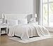 Beatrice Home Fashions Grand Hotel Lightweight All-Natural 100% Cotton Waffle Weave Blanket, Twin, Ivory