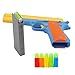 Teanfa Classic Colt 1911 Toy Gun with Soft Bullets, Ejecting Magazine, and Pull Back Action, 1:1 Replica of an M1911A1 Colt 45 and 5 Extra Bullets